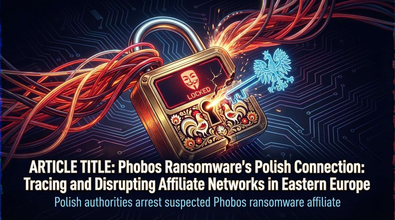 Walka z ransomware Phobos w Europie Wschodniej – ilustracja