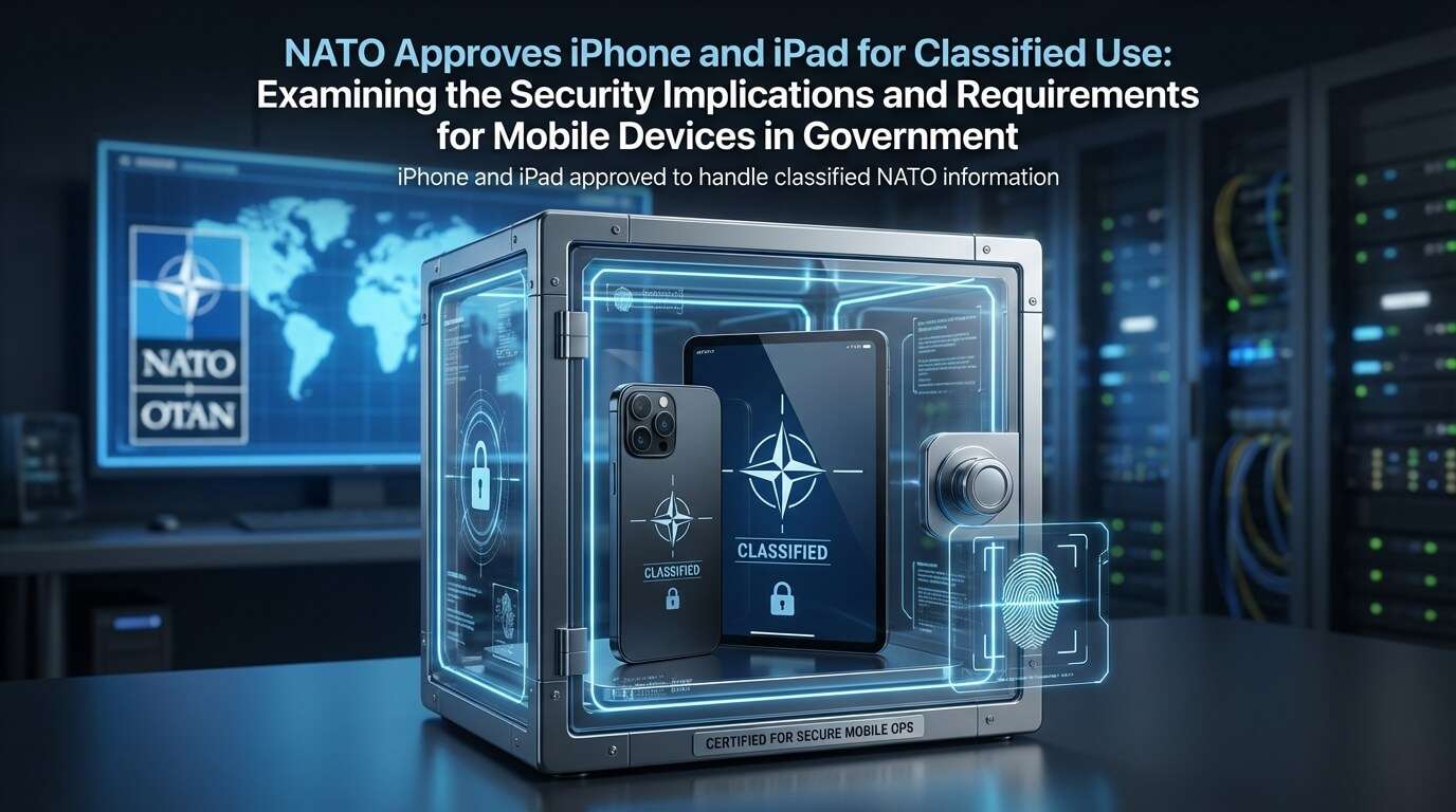 iPhone i iPad w służbie bezpieczeństwa NATO – ilustracja