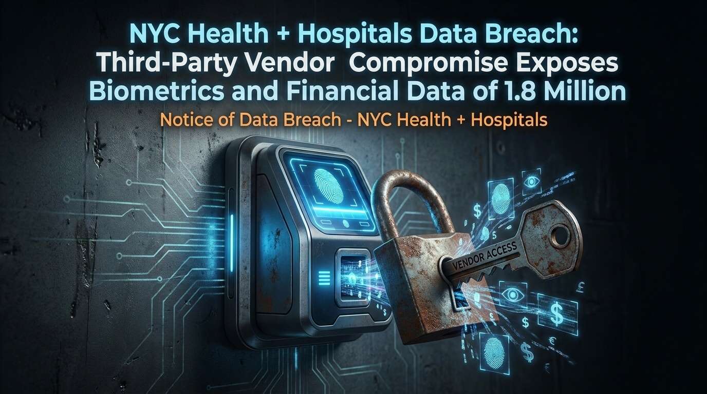 NYC Health + Hospitals Data Breach: Third-Party Vendor Compromise Exposes Biometrics and Financial Data of 1.8 Million