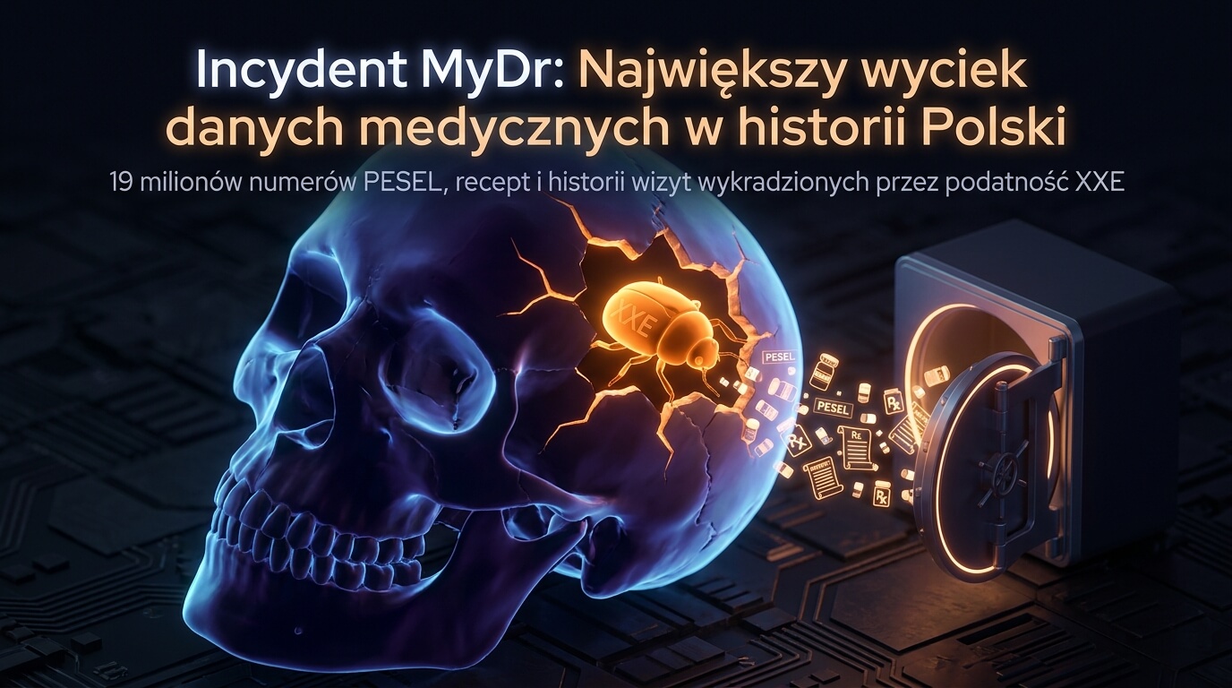 Incydent MyDr: Największy wyciek danych medycznych w historii Polski - analiza cyberataku – ilustracja